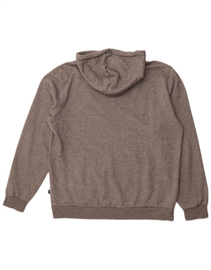 PUMA Mens Hoodie Jumper Large Grey