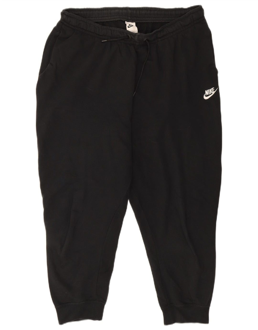 Pantaloni de trening Nike pentru bărbați Crop Pantaloni de jogging, mari, negru, bumbac