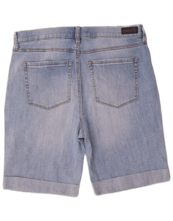 Pantaloni scurți din blugi Dkny pentru femei US 14 XL W32 Bumbac albastru