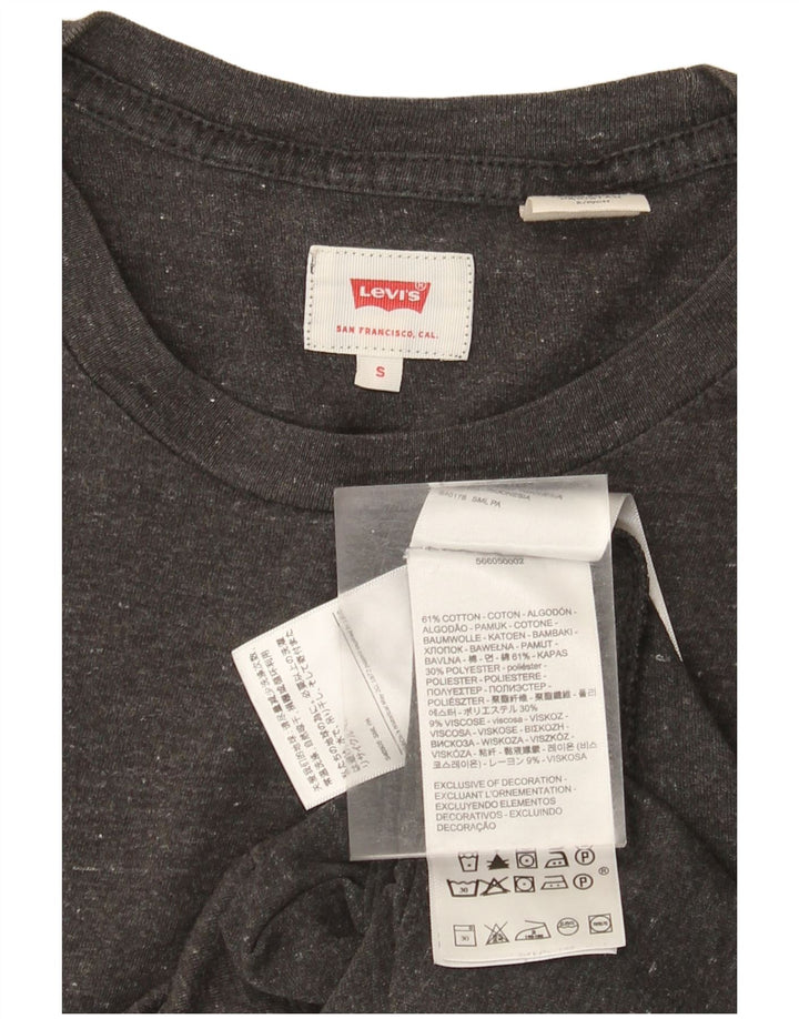 Tricou pentru bărbați Levi's Top mic din bumbac cu pete gri