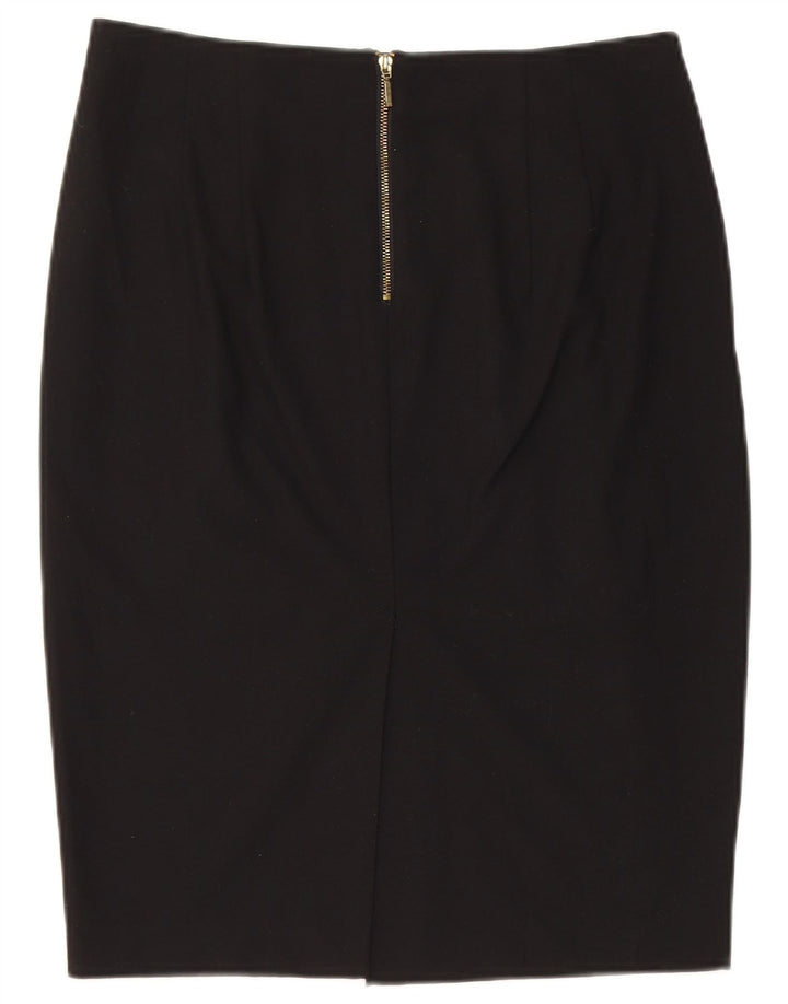 Fusta Creion Femei Zara EU 38 Mic W28 Poliester Negru