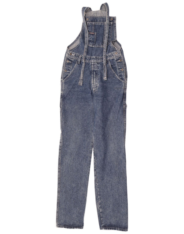Vintage Womens Dungarees Jeans W29 L33 Blue Cotton