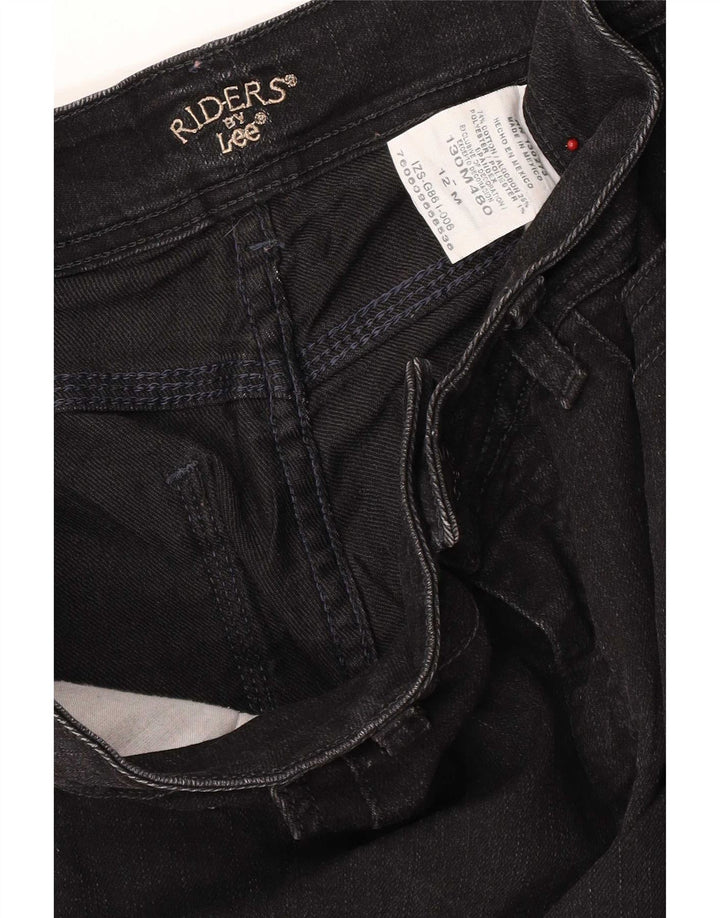 Jeans Lee Riders Bootcut pentru femei US 12 Large W32 L21 Bumbac negru