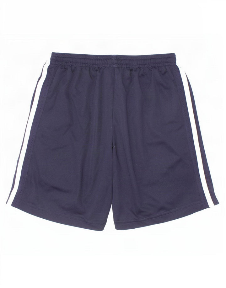Pantaloni scurți sport pentru băieți Adidas Climacool 11-12 ani, poliester bleumarin
