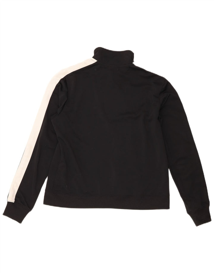 Jachetă de top pentru trening Nike pentru femei UK 14 Medium Black Colorblock Poliester