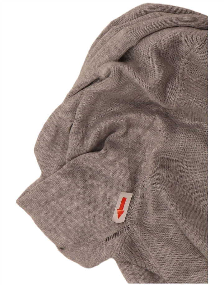 Pulover cardigan deschis pentru femei Marks & Spencer UK 12 Medium Gri Acrilic