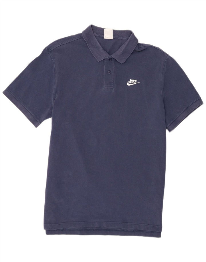 Tricou polo Nike pentru bărbați, mare, albastru, bumbac