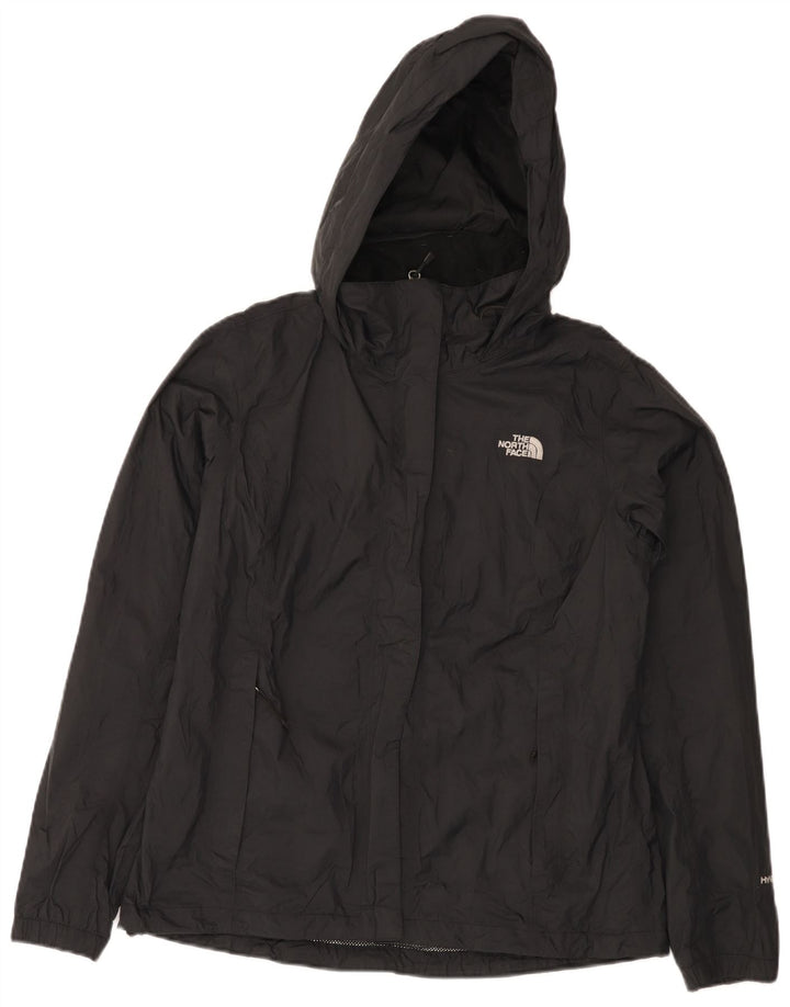 Jachetă de ploaie cu glugă The North Face pentru femei UK 14 Medium Black Nylon