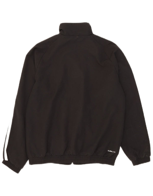 Adidas Boys Clima 365 Trening Top Jacket 11-12 ani poliester negru