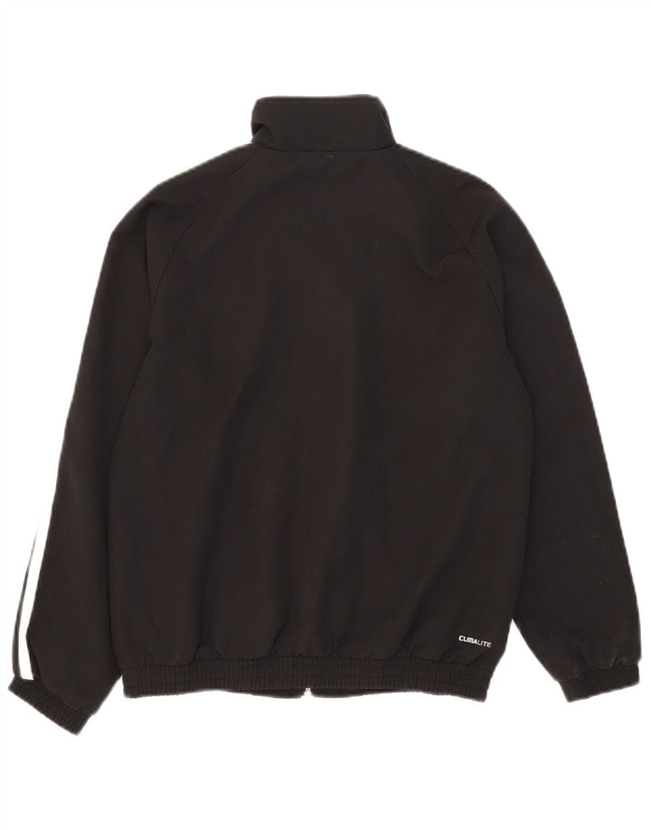Adidas Boys Clima 365 Trening Top Jacket 11-12 ani poliester negru
