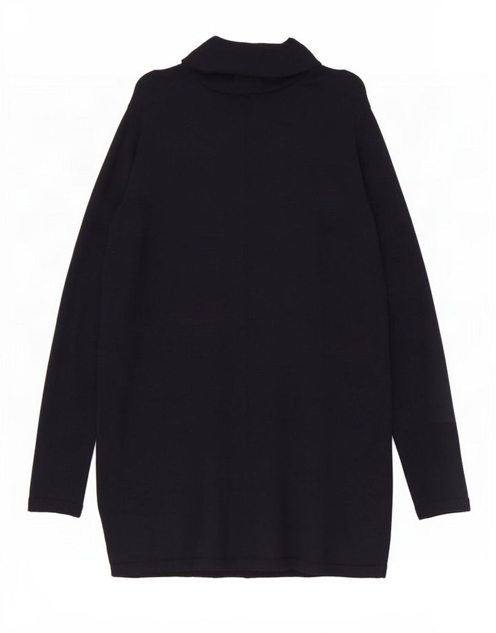 Pulover cardigan deschis pentru femei Zara UK 12 Medium Bleumarin