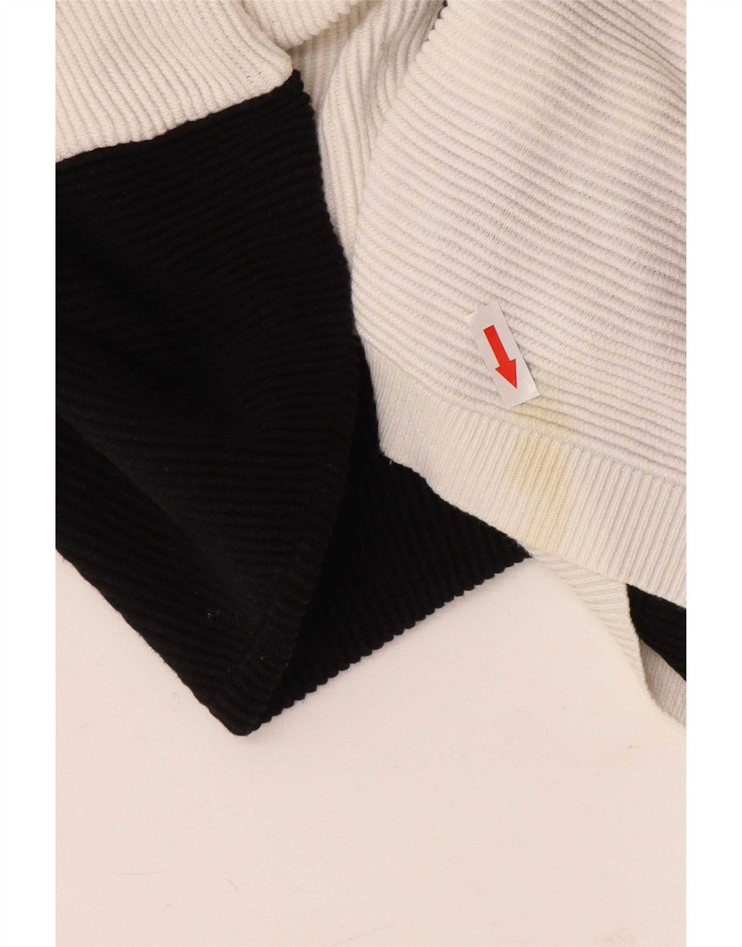 Phase Eight Pulover cu decolteu în V pentru femei UK 10, alb, color block
