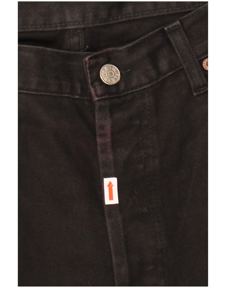 Blugi drepti pentru femei Rifle W36 L34 bumbac negru