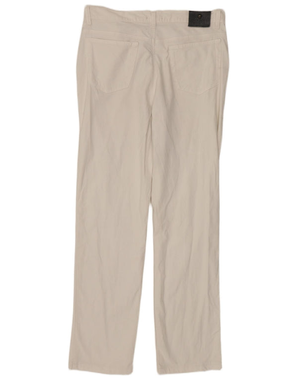 Blugi drepti pentru femei Versace W32 L29 bumbac alb