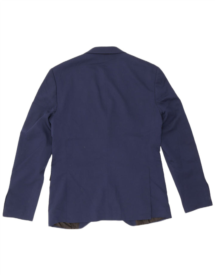 Jachetă Jack & Jones pentru bărbați, cu 2 nasturi, super subțire, IT 50, mare, bleumarin