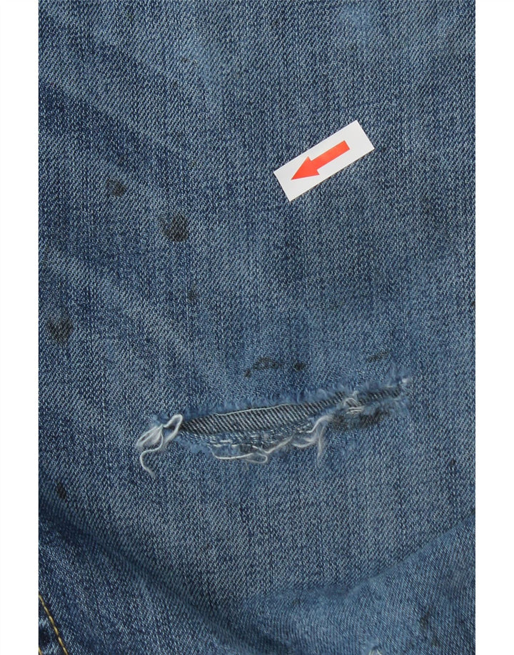 Blugi Levi's 511 Distressed Slim W34 L34 Bumbac albastru