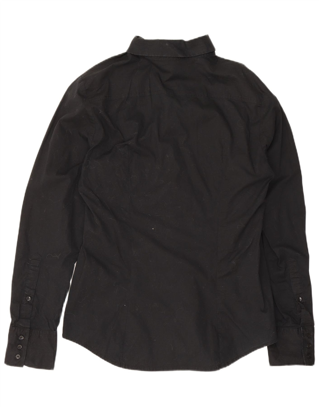 Cămașă Benetton pentru femei UK 12 Medium Black Bumbac