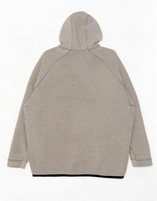 Pulover Nike pentru bărbați, cu fermoar, XL, bumbac gri