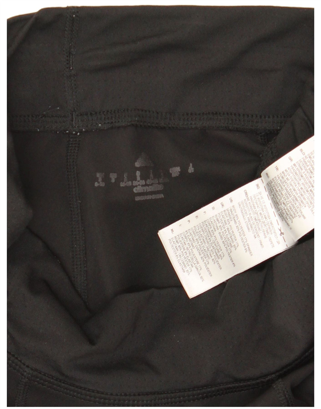 Leggings pentru femei Adidas UK 8/10 Poliester negru mic