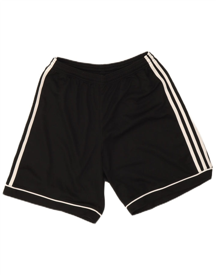 Pantaloni scurți sport pentru bărbați Adidas Climalite, poliester mediu negru