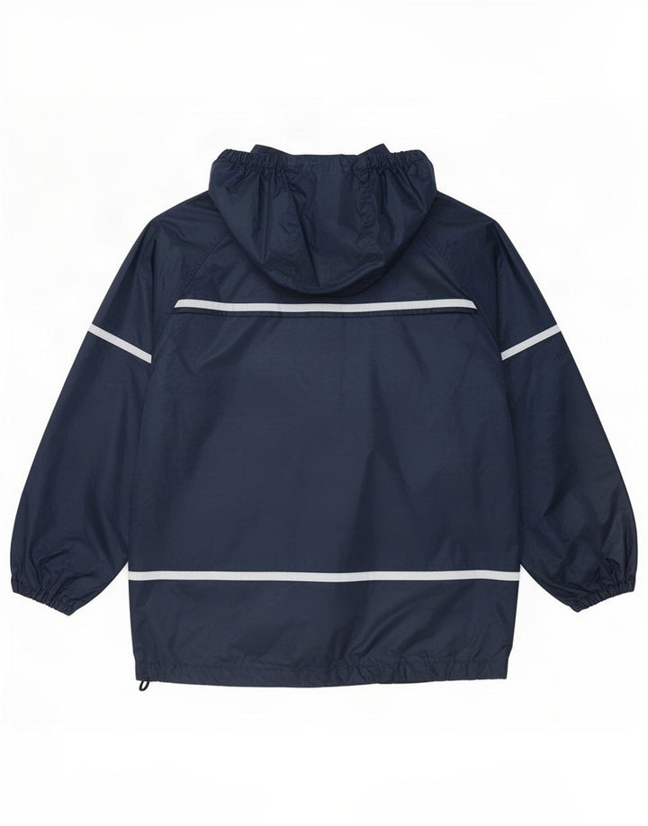 Jachetă de ploaie cu glugă Dickies pentru băieți 11-12 ani, poliester bleumarin
