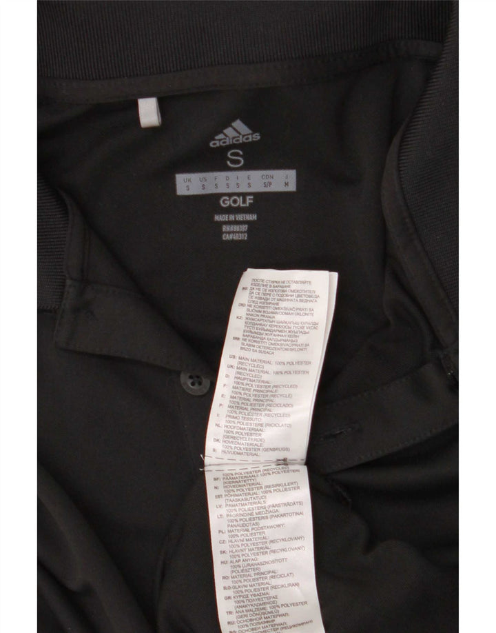 Tricou polo pentru bărbați Adidas Mic Negru Poliester