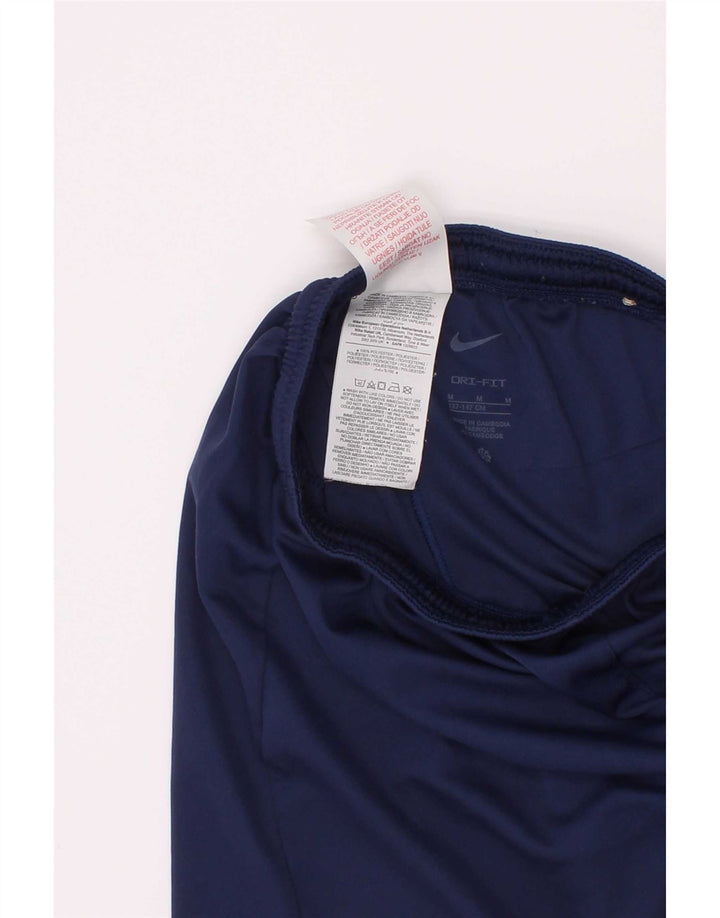 Pantaloni scurți sport Nike Dri Fit pentru băieți 10-11 ani, medii, poliester bleumarin