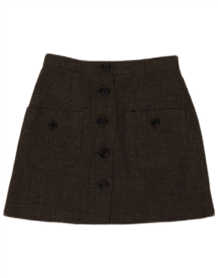 Fusta Mini Pamela Femei IT 42 Medium W26 Lână Gri