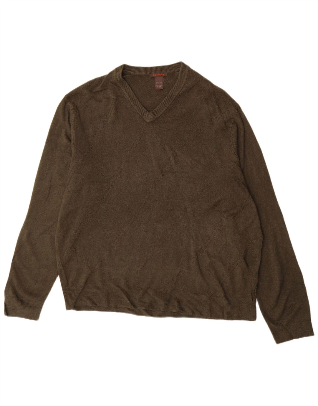 Pulover Dockers pentru bărbați cu decolteu în V, 2XL, acrilic kaki
