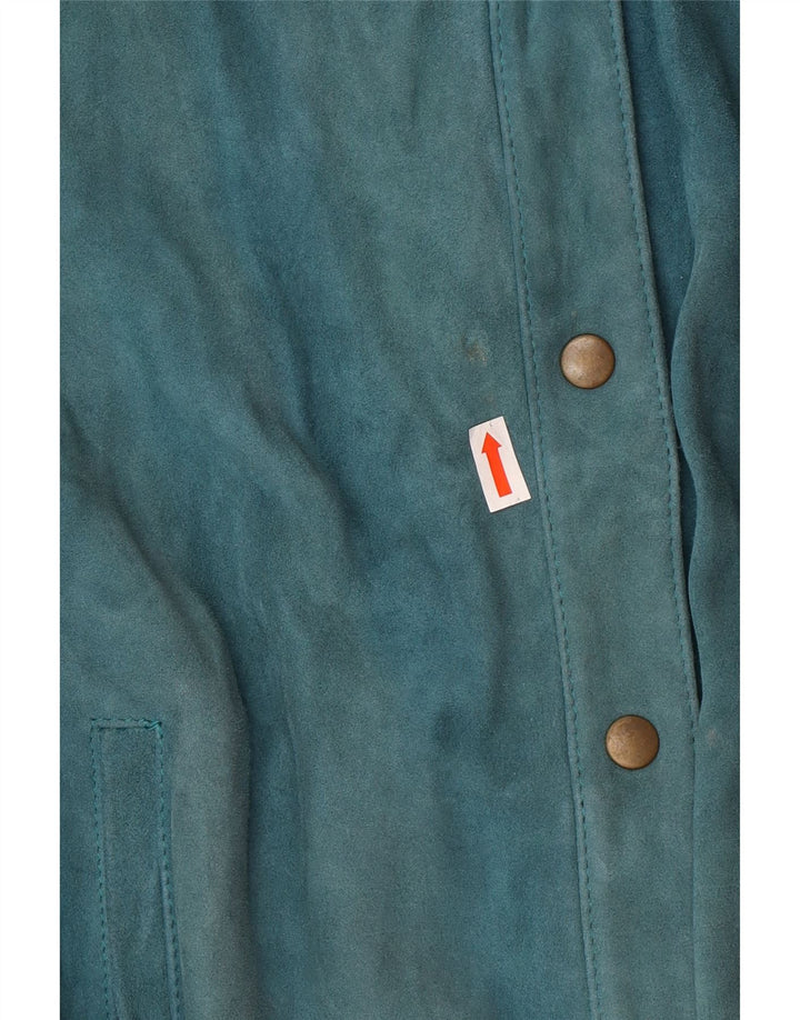 Jachetă Bomber Vintage pentru femei EU 36 Mic verde Colorblock