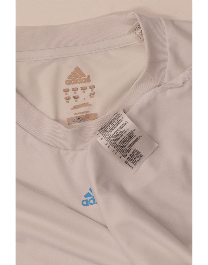 Tricou grafic Adidas F50 pentru bărbați Top Medium Alb Poliester