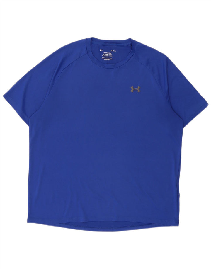 Tricou Under Armour pentru bărbați Top mare poliester albastru