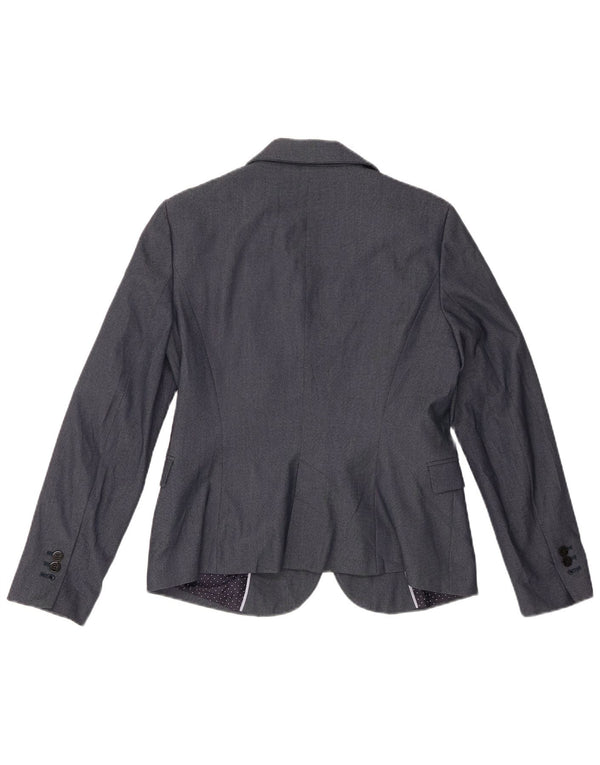 Blazer pentru femei Zara, cu 1 nasture, UK 14, mare, bleumarin
