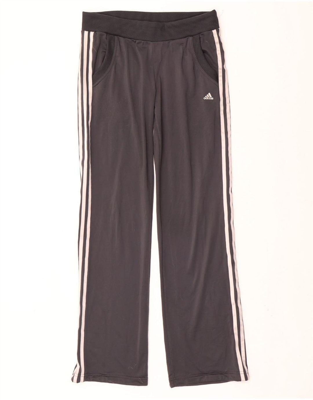 Pantaloni de trening ADIDAS pentru femei UK 12 Medium Gri Poliester