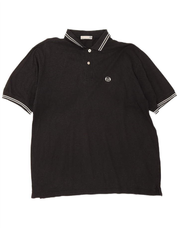 Tricou polo pentru bărbați Sergio Tacchini 2XL negru