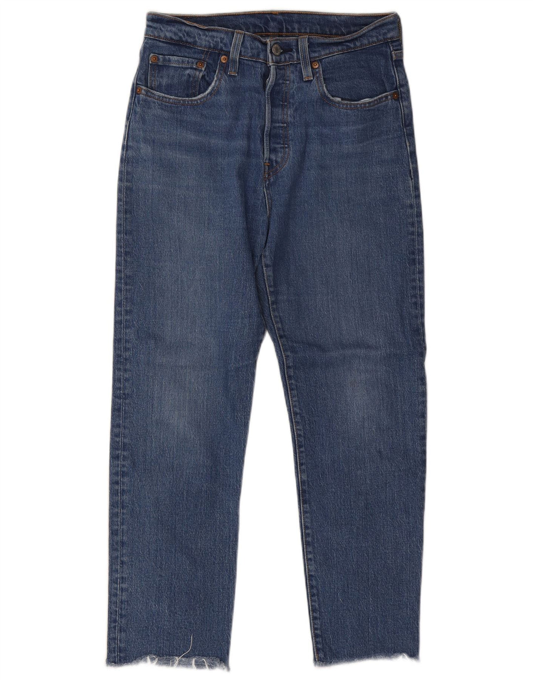 Blugi drepti pentru femei Levi's 501 W27 L26 Bumbac albastru