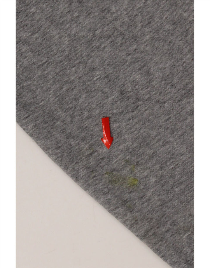 Pulover Nike pentru bărbați, cu fermoar, bumbac gri 2XL