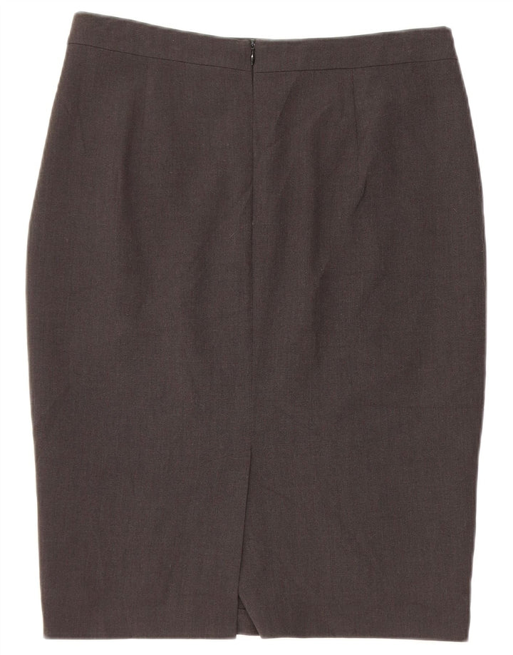 Fusta creion pentru femei Marks & Spencer UK 10 Small W30 Poliester gri