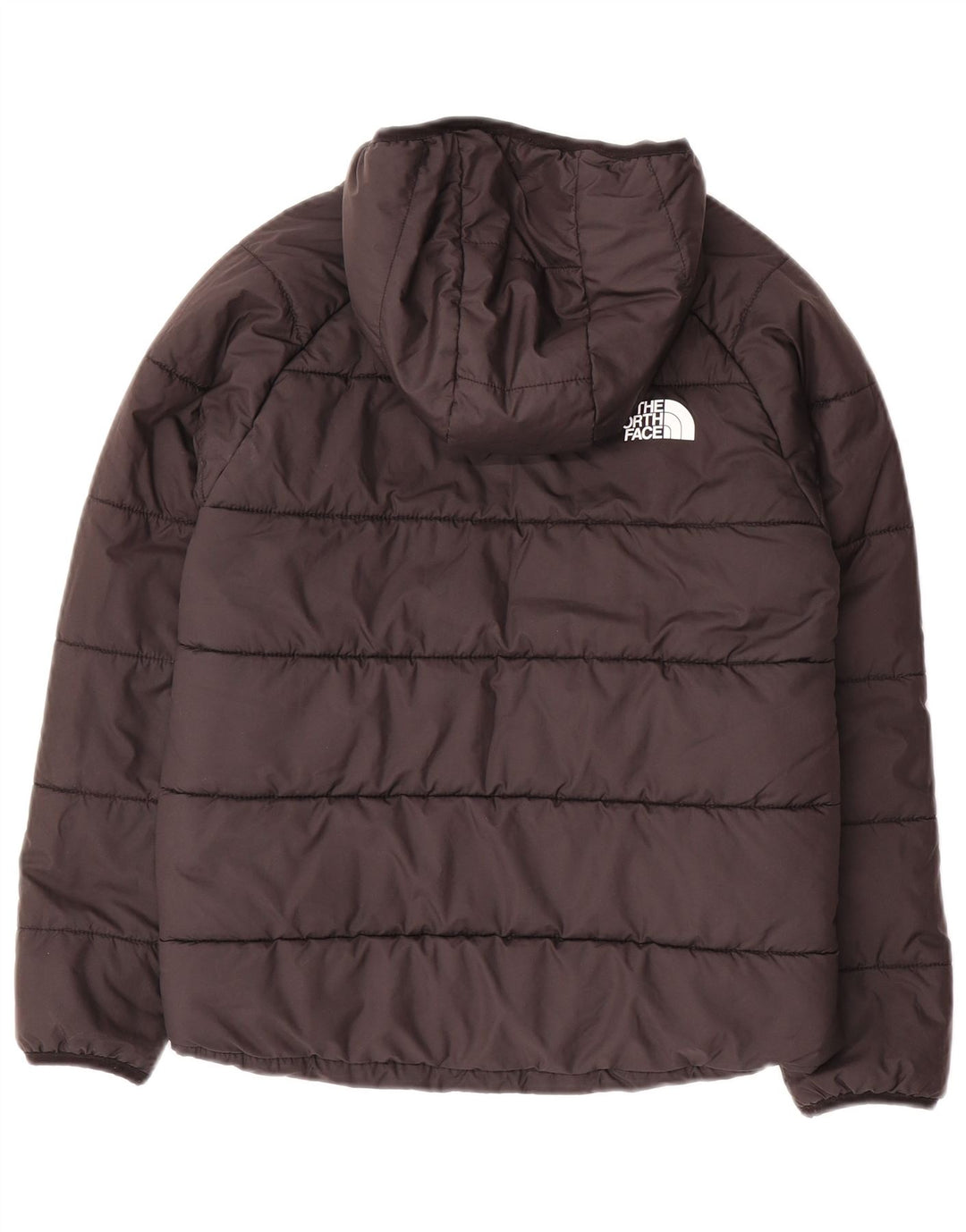 Jachetă căptușită cu glugă pentru fete THE NORTH FACE 9-10 ani mediu negru