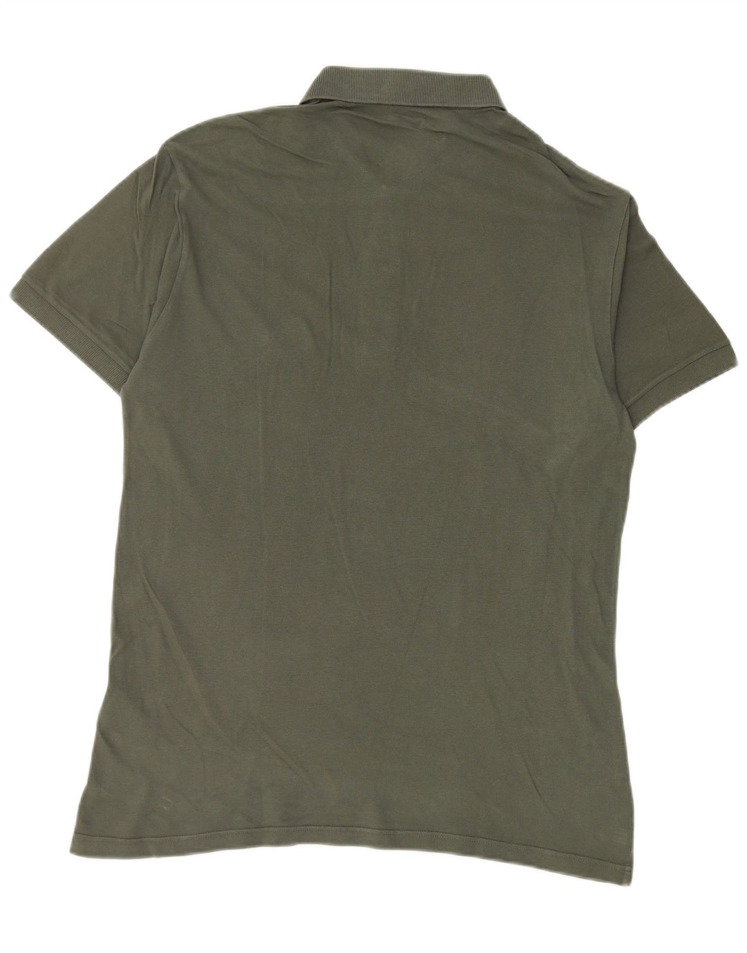 BROOKSFIELD Mens Polo Shirt IT 50 Medium Khaki Cotton