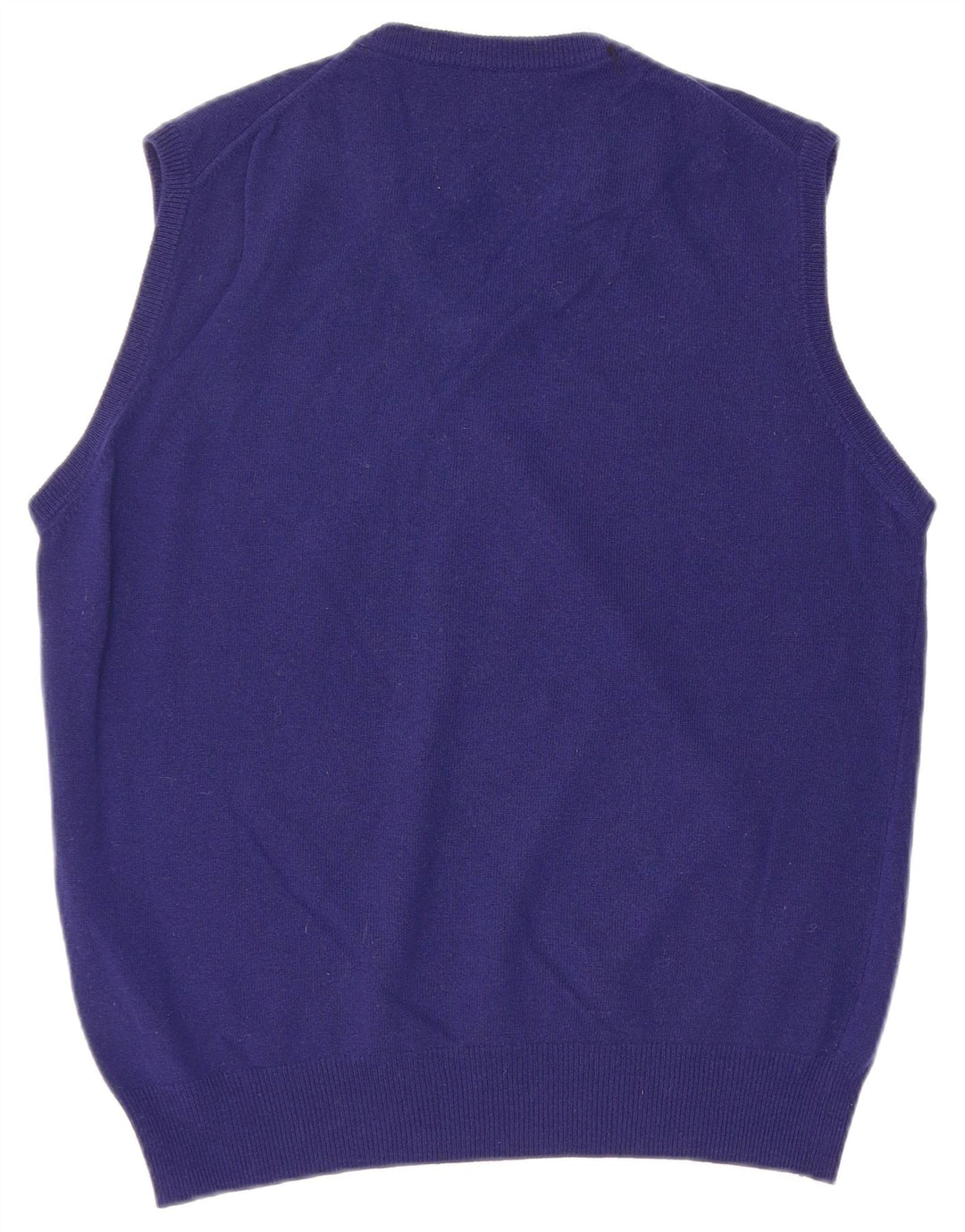 Marina Yachting Vestă pentru bărbați Tank Top Mare Lână virgină albastră