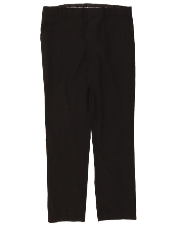 Pantaloni de costum drept bărbați Marks & Spencer L34 L29 negri