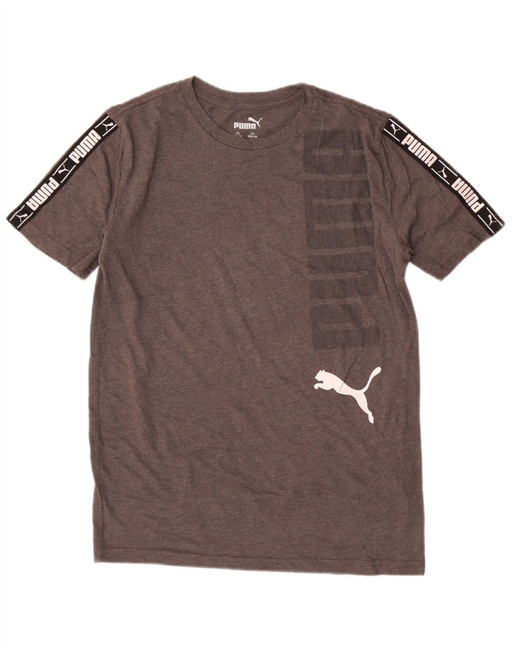 Tricou grafic PUMA pentru băieți Top 14-15 ani mare gri