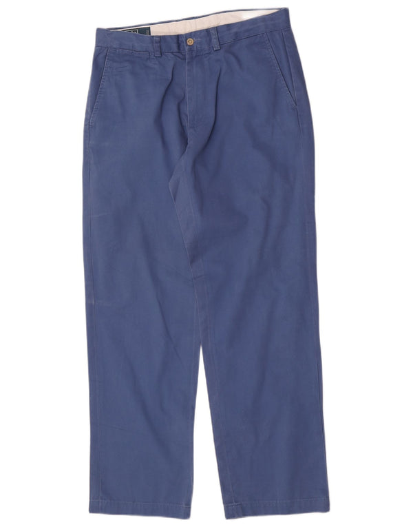 Pantaloni chino drepți Polo Ralph Lauren pentru bărbați L32 L32 Bumbac albastru