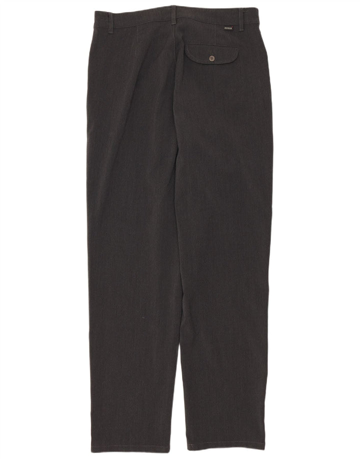 Pantaloni casual drepti Guess pentru bărbați W32 L29 poliester gri