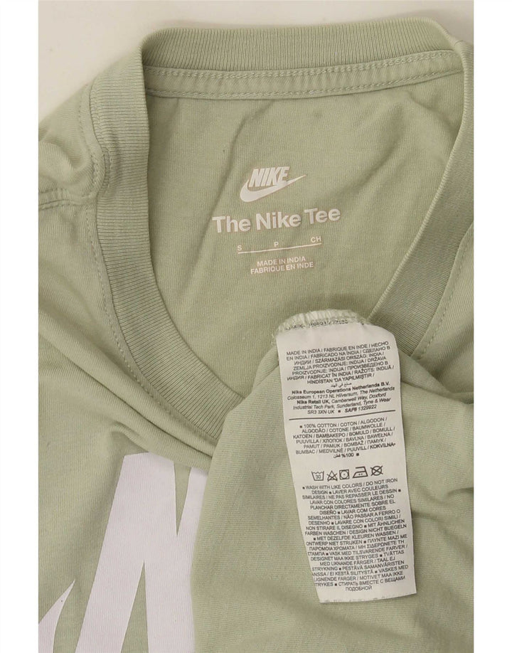 Tricou grafic Nike pentru bărbați Top mic din bumbac verde
