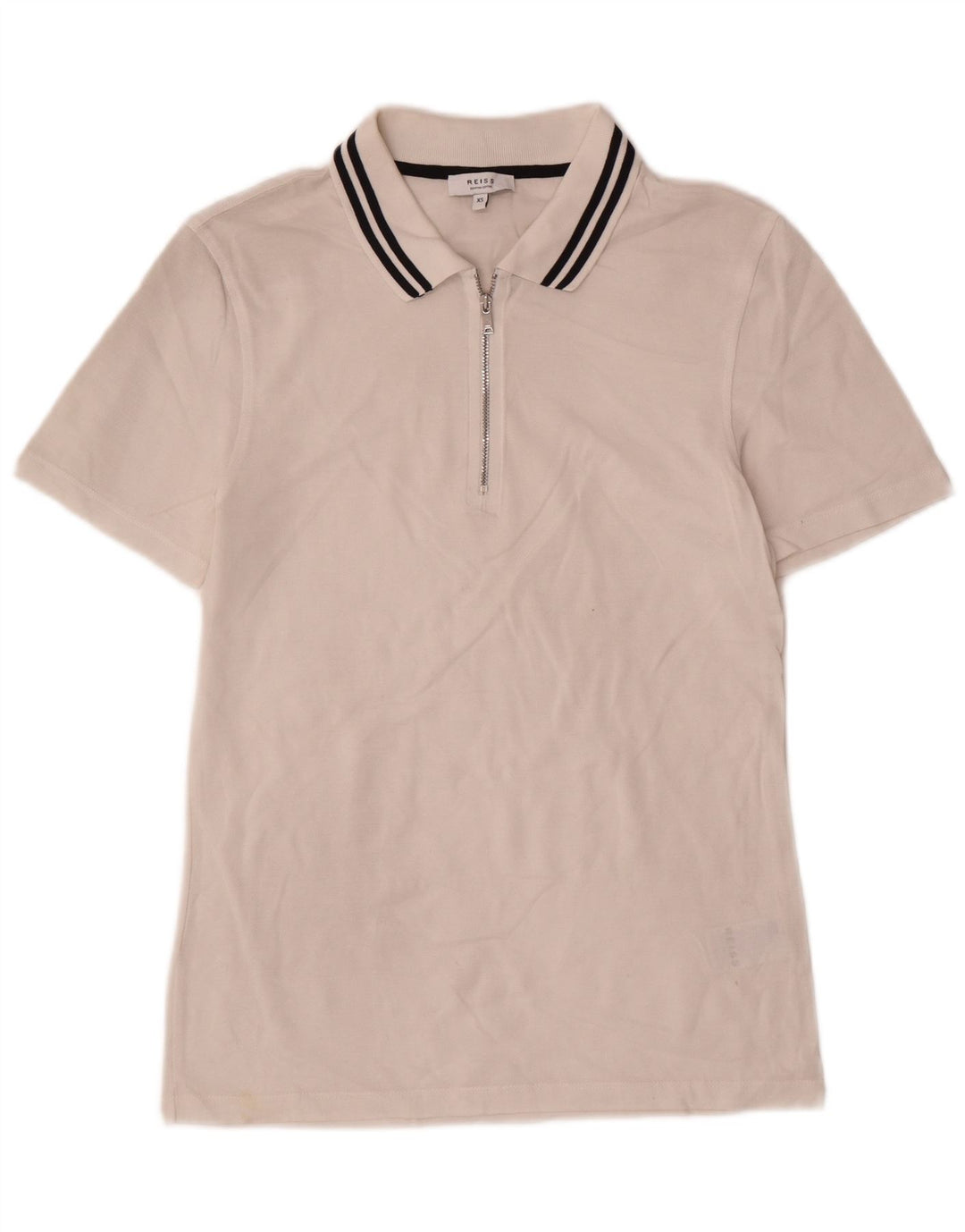 Tricou polo pentru bărbați Reiss XS Bumbac alb
