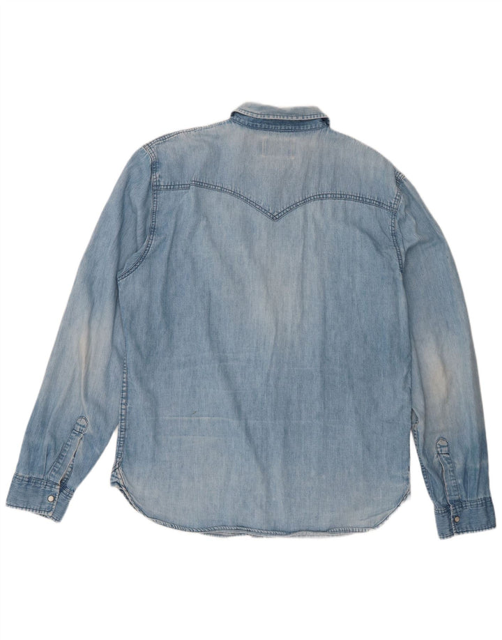 Cămașă de blugi pentru bărbați Levi's XL, bumbac albastru