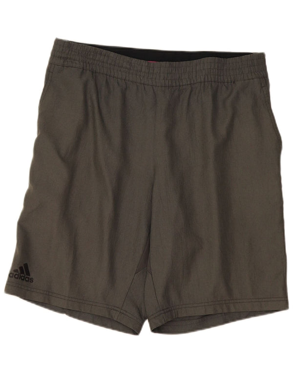 Pantaloni scurți sport pentru bărbați Adidas Climacool, mari, gri, poliester