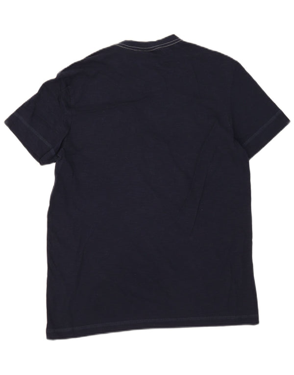 Tricou grafic Calvin Klein pentru bărbați Top mic din bumbac cu dungi bleumarin